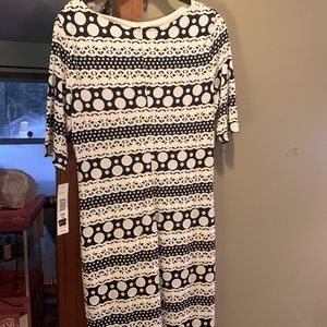 Tiana b. Size 10 navy and white dress